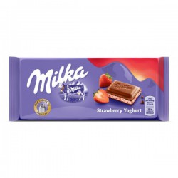 Шоколад Милка - Клубничный крем 100гр