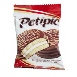 Печенье "PETIPIE" в шоколадной глазури с начинкой 21гр