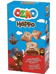 Печенье-подушечки "Ozmo Hoppo" с шок.кремом 40гр