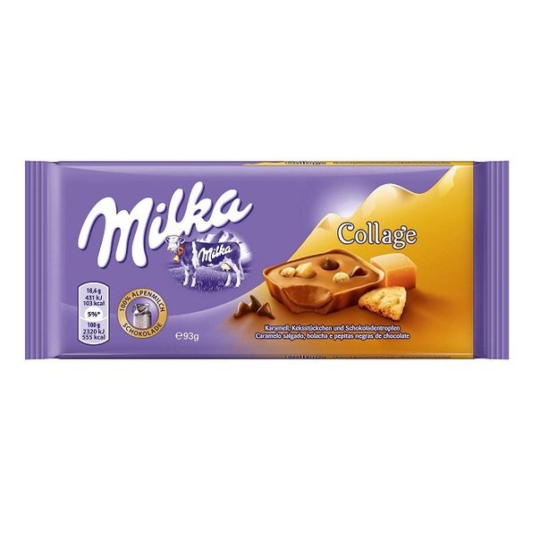 Шоколад Милка - Коллаж Карамель 93 гр 