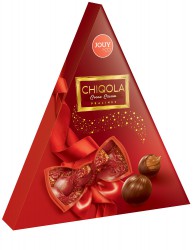 Набор конфет CHIQOLA Пралине с Шоколадным кремом 110гр