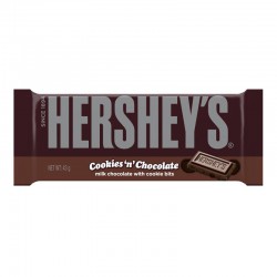 Шоколад Хершей'с - молочный шоколад с печеньем 43 гр